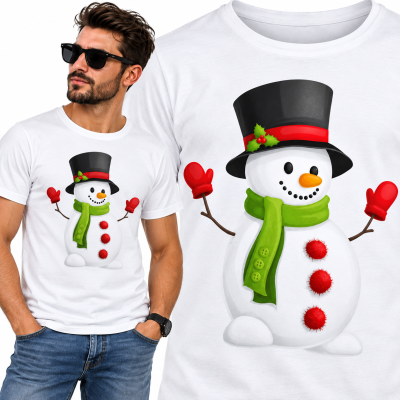 KOSZULKA ŚWIĄTECZNA SNOWMAN